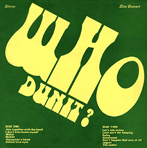 The Who - Who Dunit? - LP (Yellow Print Version)