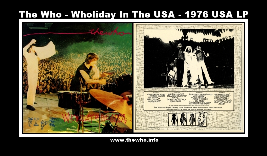 The Who - Wholiday In The USA - 1976 USA LP