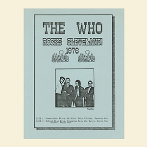 The Who Rock Cleveland 1976&nbsp;- 12-09-75 LP