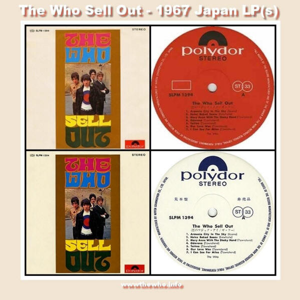 The Who Sell Out - 1967 Japan LP