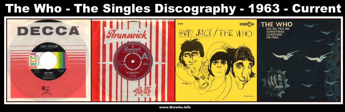 The Who Singles Discography - 1963 to Current