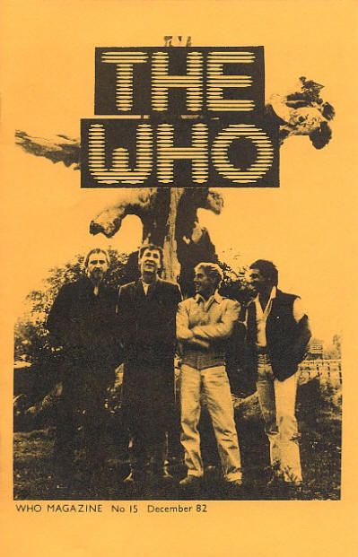 The Who - UK  - Who Magazine #15 - December, 1982 