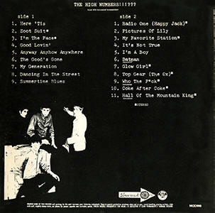 The Who - Who The Fuck - 1982 LP (Back Cover)
