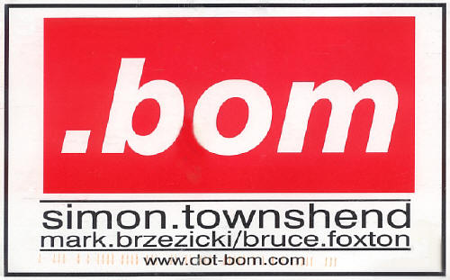 Simon Townshend - .Bom - 2002