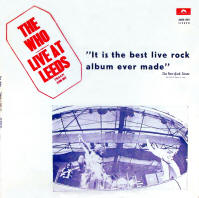 The Who - Live At Leeds - 1970 Israel LP (second pressing)