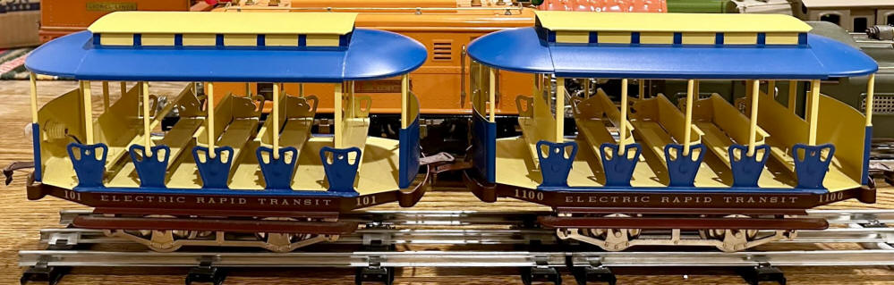 Lionel 1100 Standard Gauge Trolley Set