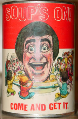 Soupy Sales - 1979 Promotional Can Of Soup